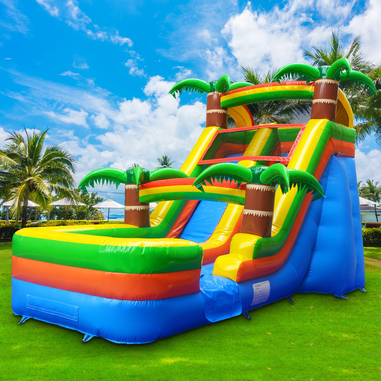 14FT Tropical Paradise Wet/Dry Water Slide - Pre Order Today!