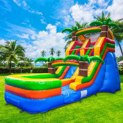 14FT Tropical Wet/Dry Water Slide