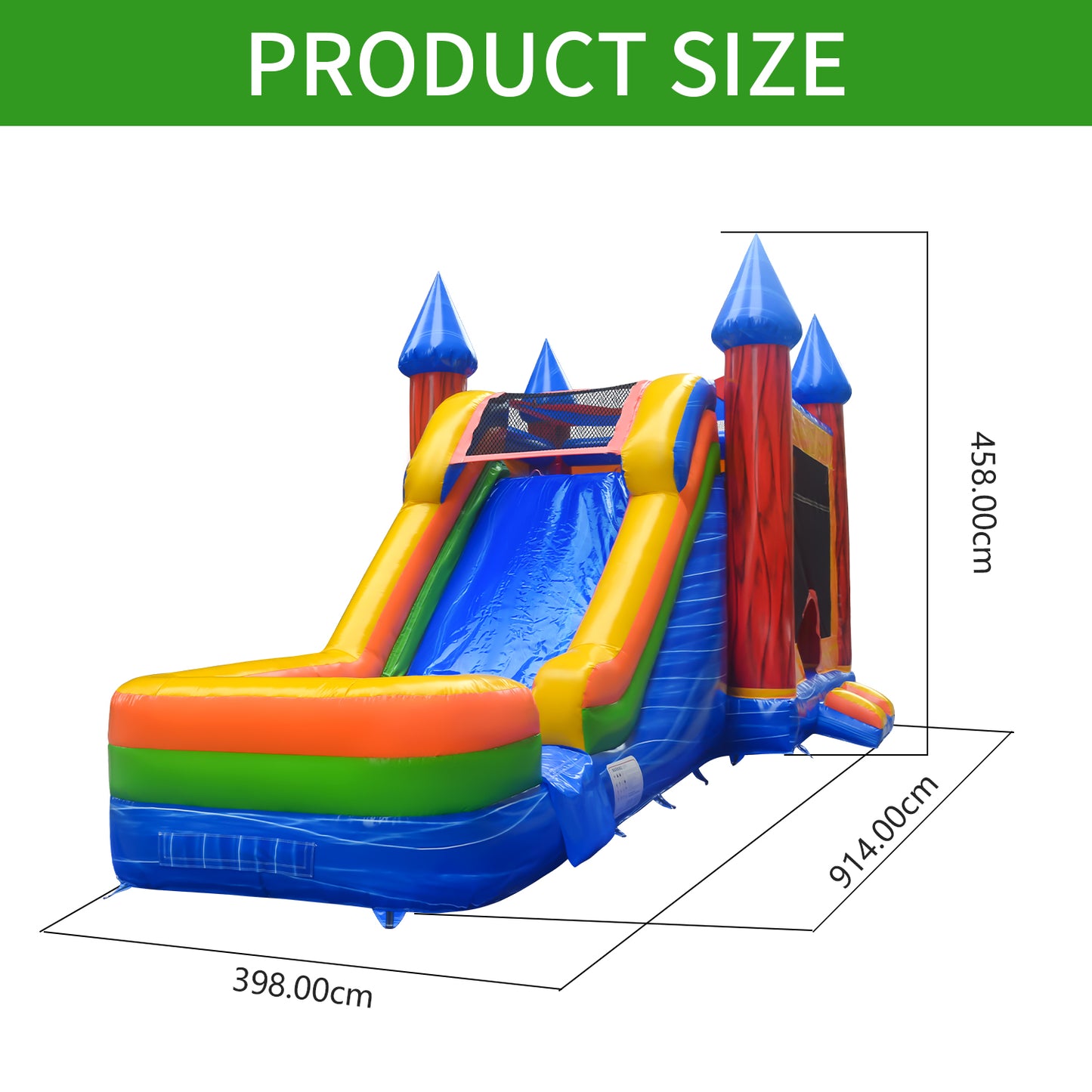 15FT Combo Wet/Dry Water Slide - 11182